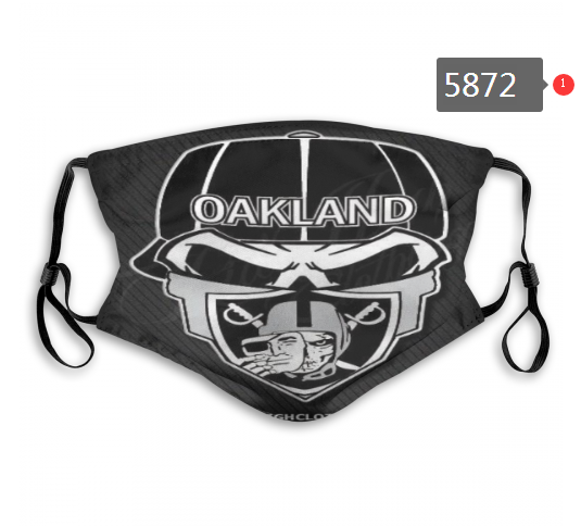 2020 NFL Oakland Raiders Dust mask with filter